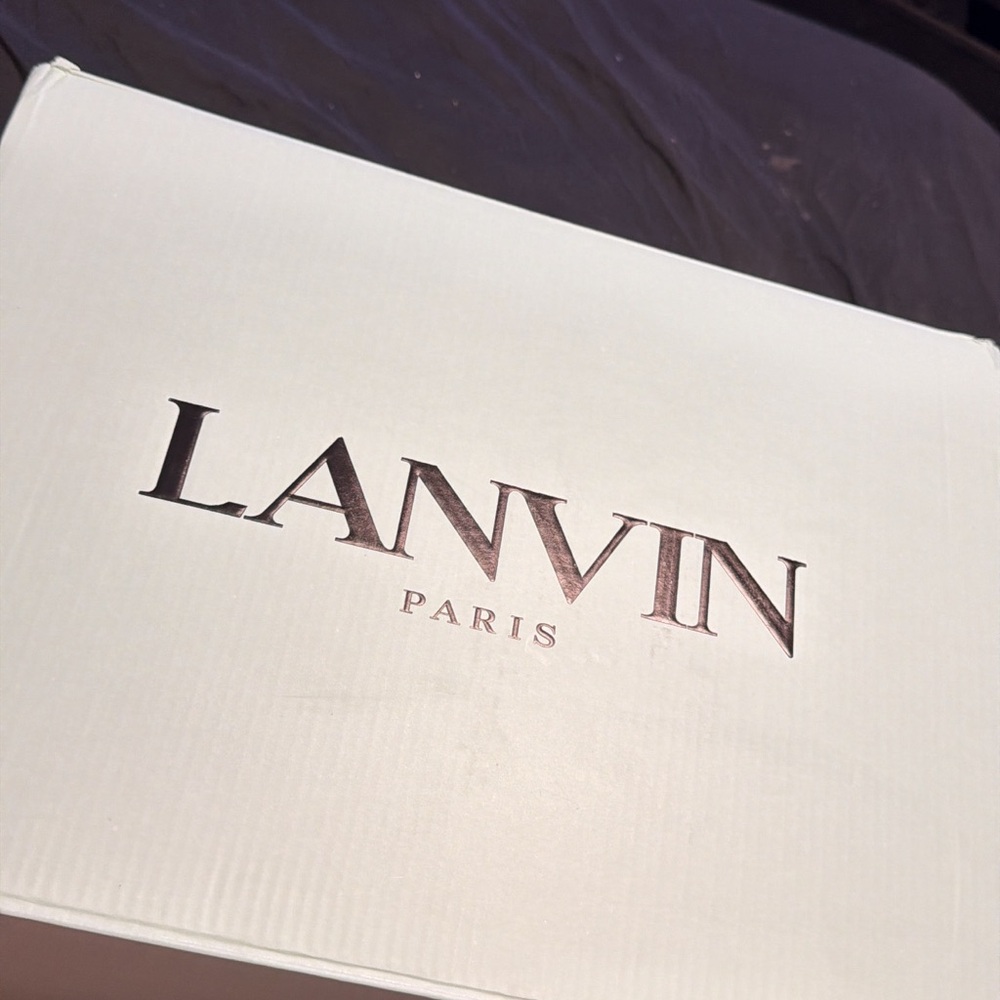Lanvin White Gift Box with Logo